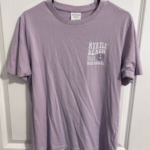 Purple Myrtle Beach Graphic T-Shirt